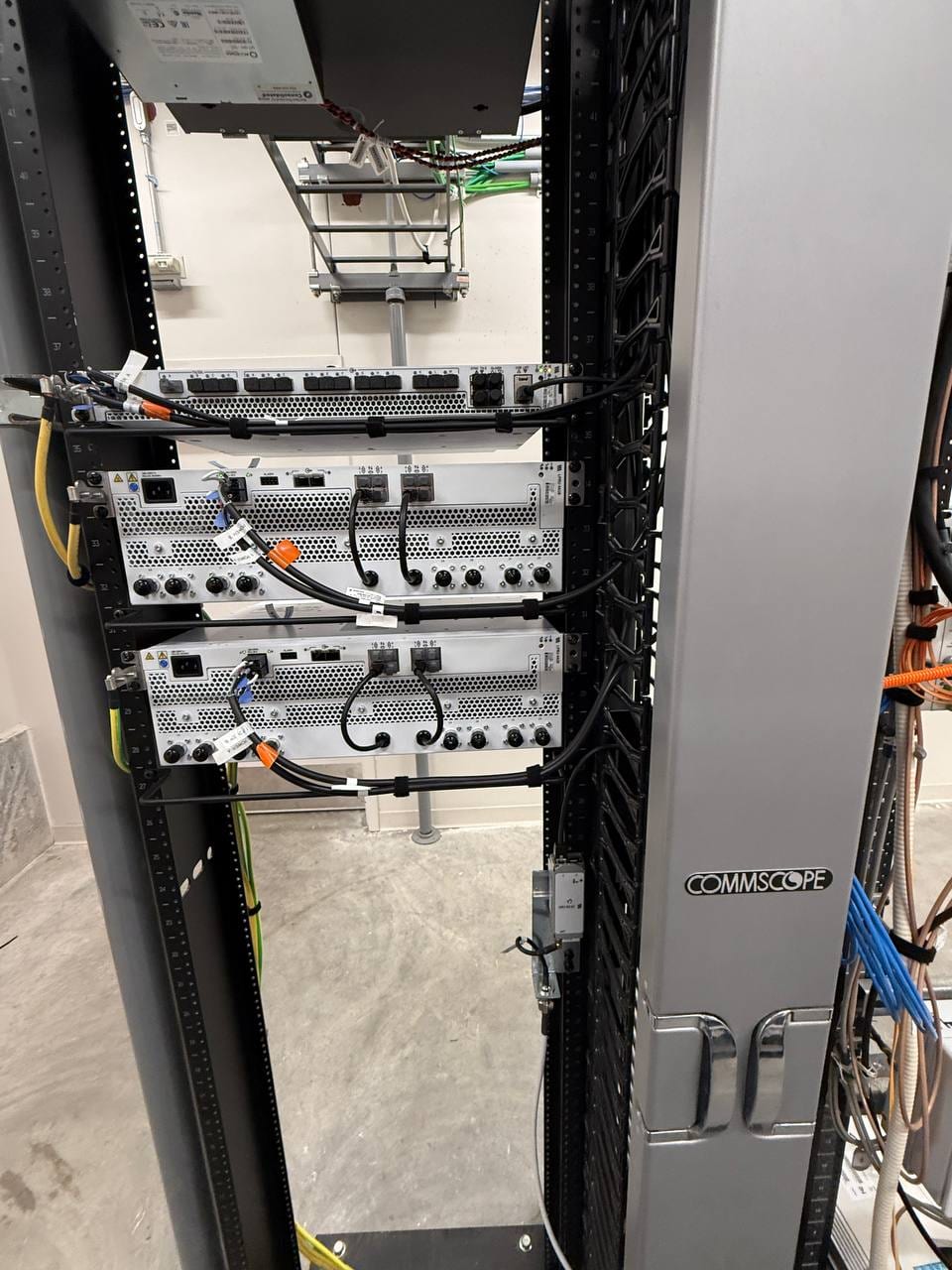 DAS Head-End Units and RF Jumper Dressing — In-Building DAS work by Midwest Telecom Solutions