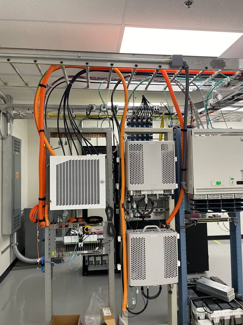 Equipment Room Pathway and DC Power Build-Out — Equipment Room Build work by Midwest Telecom Solutions