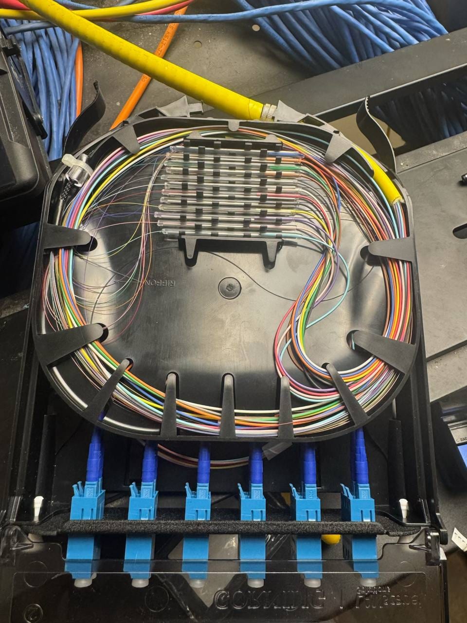 Fiber Optic Fusion Splicing and LC Termination — Fiber Optic Solutions work by Midwest Telecom Solutions