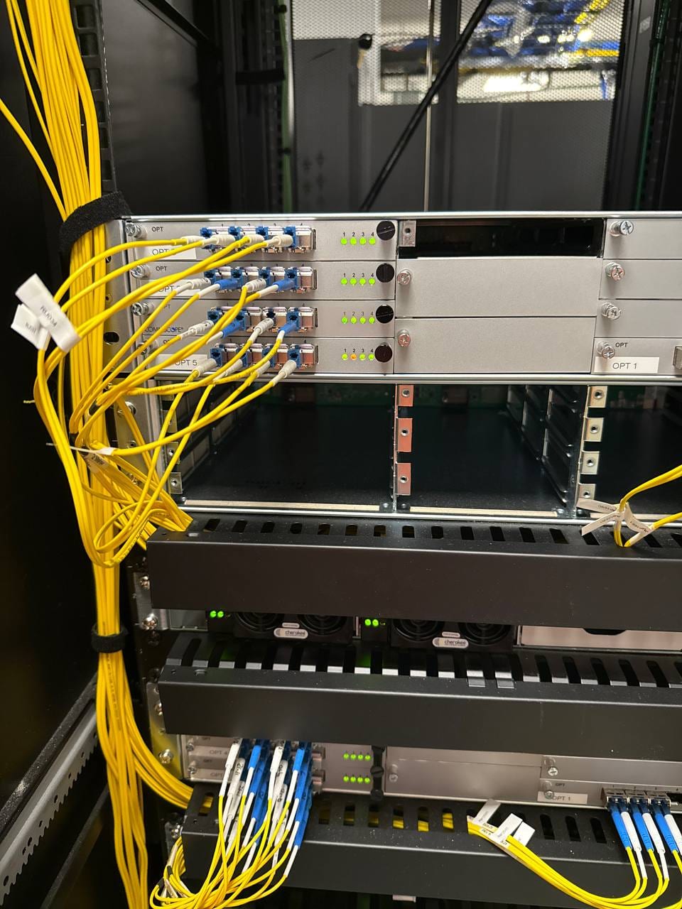 Optical Port Labeling and LC Patching — Fiber Optic Solutions work by Midwest Telecom Solutions